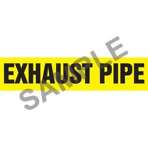 Exhaust Pipe - Pipe Marker - ASME/ANSI
