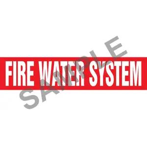 Fire Water System Pipe Marker - ASME/ANSI