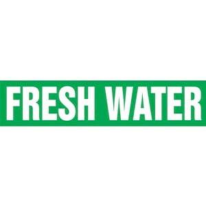 Fresh Water Pipe Marker - ASME/ANSI