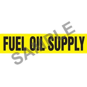 Fuel Oil Supply Pipe Marker - ASME/ANSI