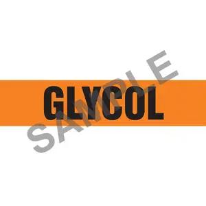 Glycol Pipe Marker - ASME/ANSI