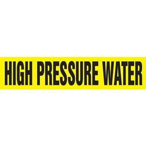 High Pressure Water Pipe Marker - ASME/ANSI