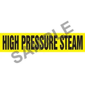 High Pressure Steam Pipe Marker - ASME/ANSI