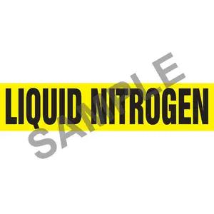 Liquid Nitrogen Pipe Marker - ASME/ANSI