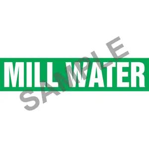 Mill Water Pipe Marker - ASME/ANSI
