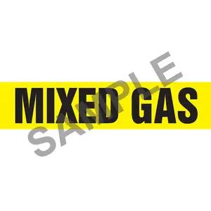 Mixed Gas Pipe Marker - ASME/ANSI