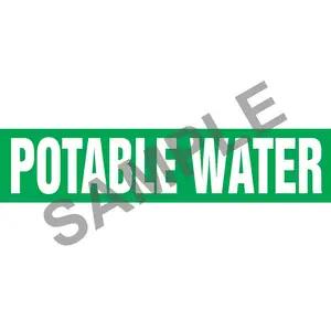 Potable Water Pipe Marker - ASME/ANSI