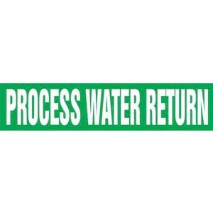 Process Water Return Pipe Marker - ASME/ANSI