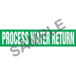 Process Water Return Pipe Marker - ASME/ANSI