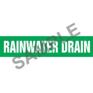 Rain Water Drain Pipe Marker - ASME/ANSI