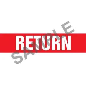 Return Pipe Marker - ASME/ANSI