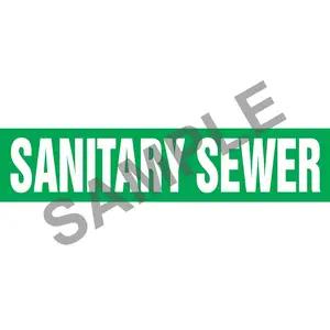 Sanitary Sewer Pipe Marker - ASME/ANSI