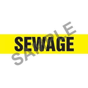 Sewage Pipe Marker - ASME/ANSI