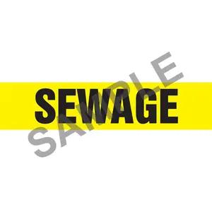 Sewage Pipe Marker - ASME/ANSI