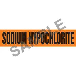 Sodium Hypochlorite Pipe Marker - ASME/ANSI