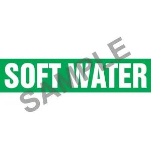 Soft Water Pipe Marker - ASME/ANSI