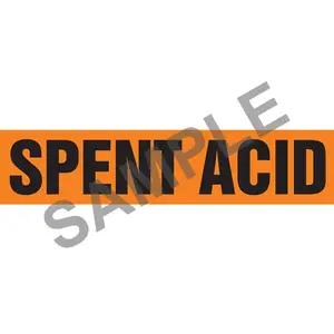 Spent Acid Pipe Marker - ASME/ANSI