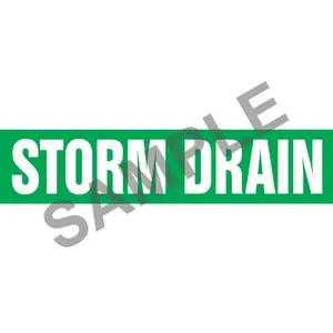 Storm Drain Pipe Marker - ASME/ANSI