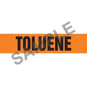 Toluene Pipe Marker - ASME/ANSI