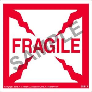 Fragile Shipping Label