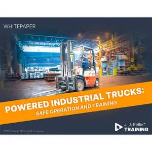 Powered Industrial Trucks: Safe Operation and Training
