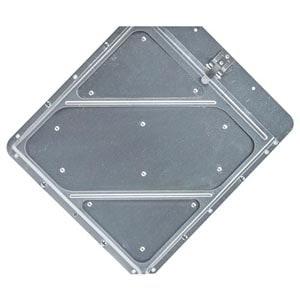 Heavy-Duty Riveted Aluminum Placard Holder