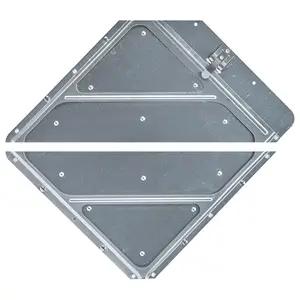Heavy-Duty Riveted Split Aluminum Placard Holder