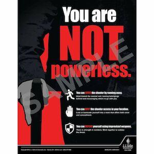 Active Shooter/Active Threat - Awareness Poster
