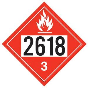 2618 Placard - Class 3 Flammable Liquid