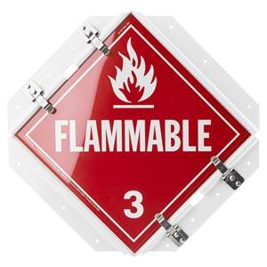 Dura-Clip® Heavy-Duty Aluminum Placard Holder with Shield