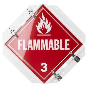 Dura-Clip® Heavy-Duty Aluminum Placard Holder with Shield