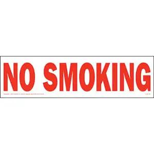 No Smoking Truck Sign