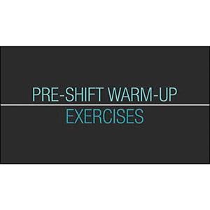 Back Safety: Pre-Shift Warm-Up Exercises - Streaming Video Training Program