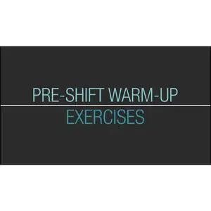 Back Safety: Pre-Shift Warm-Up Exercises - Streaming Video Training Program