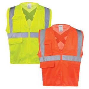 J. J. Keller® SAFEGEAR® Safety Vest Type R Class 2 - Zipper Closure