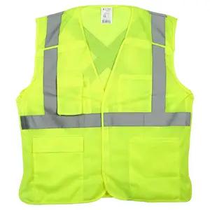 J. J. Keller® SAFEGEAR® Safety Vest Type R Class 2 - Hook & Loop 5-Point Breakaway Closure