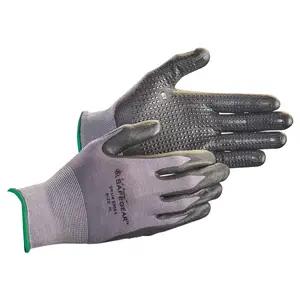 J. J. Keller® SAFEGEAR® Flat Dip Nitrile Foam Grip-Dot Palm Nylon Knit Gloves