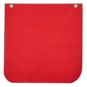 Warning Flag Red Solid Poly/Cotton Twill