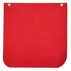 Warning Flag Red Solid Poly/Cotton Twill