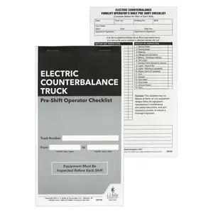 Electric Counterbalance Forklift Pre-Shift Inspection Checklist