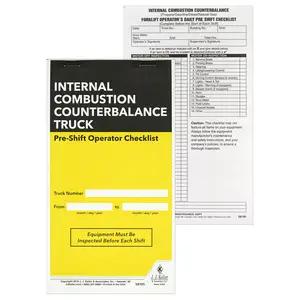 Internal Combustion Counterbalance Forklift Pre-Shift Inspection Checklist