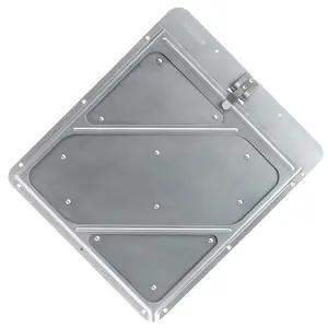 Rivetless Aluminum Placard Holder with Back Plate