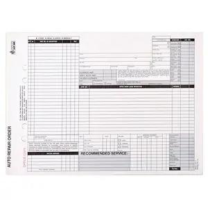 Auto Repair Order, Black Ink, Snap-Out Format – Stock