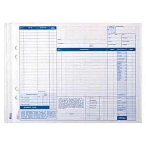 Auto Repair Order, Carbonless, Snap-Out Format – Stock