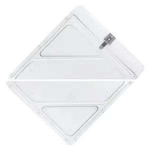 Rivetless Split Aluminum Placard Holder w/Back Plate