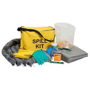 9.7-Gallon Truck Spill Kit in Cube-Shaped Bag - Universal