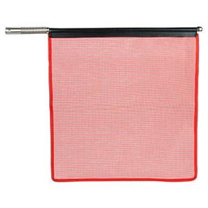 Heavy-Duty Warning Flag Mesh Vinyl Kit - Replacement Flag With Pole