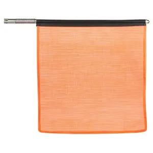Heavy-Duty Warning Flag Mesh Vinyl Kit - Replacement Flag With Pole