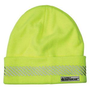 J. J. Keller® SAFEGEAR® Hi-Vis Yellow Knit Winter Hat