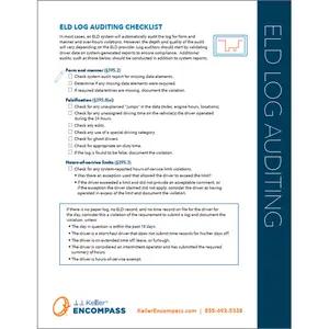 Log Auditing Checklist